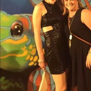 Express sequin dress